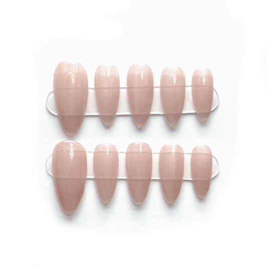 PURE NATURAL - Medium Almond Press-on Nail